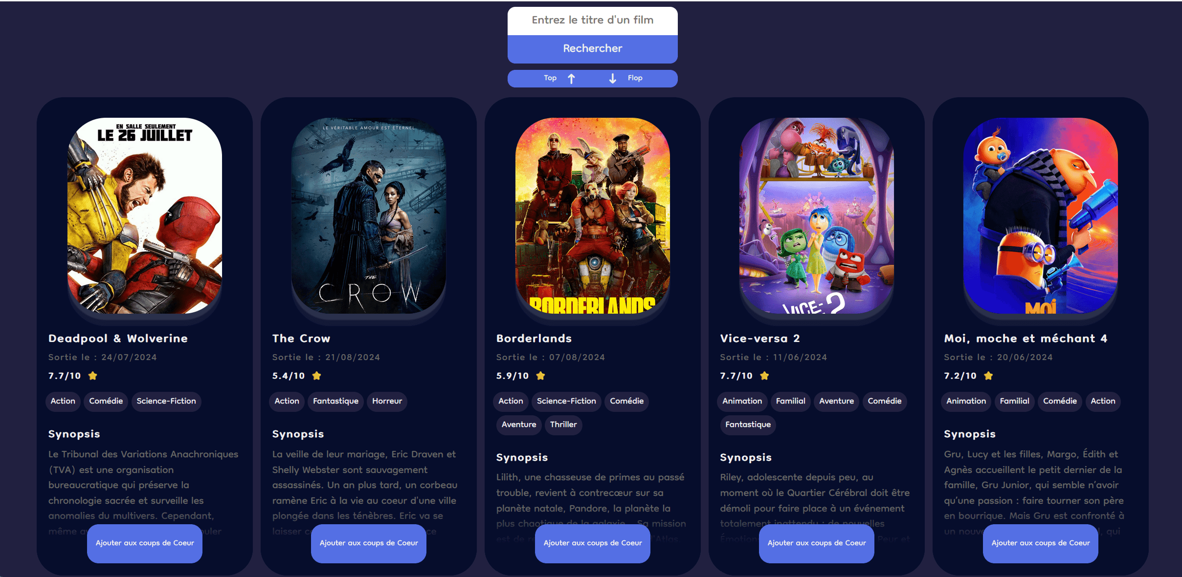 Cine App - Navigateur de Films