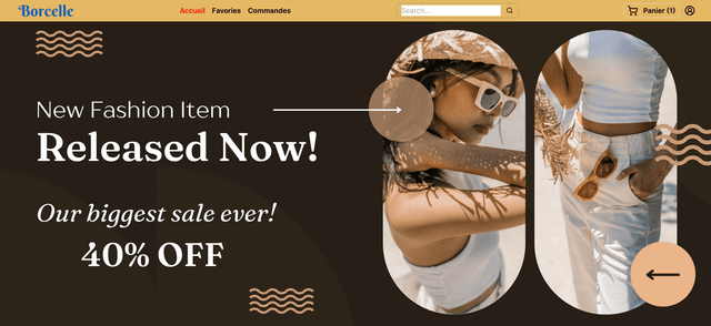 Borcella E-commerce Store